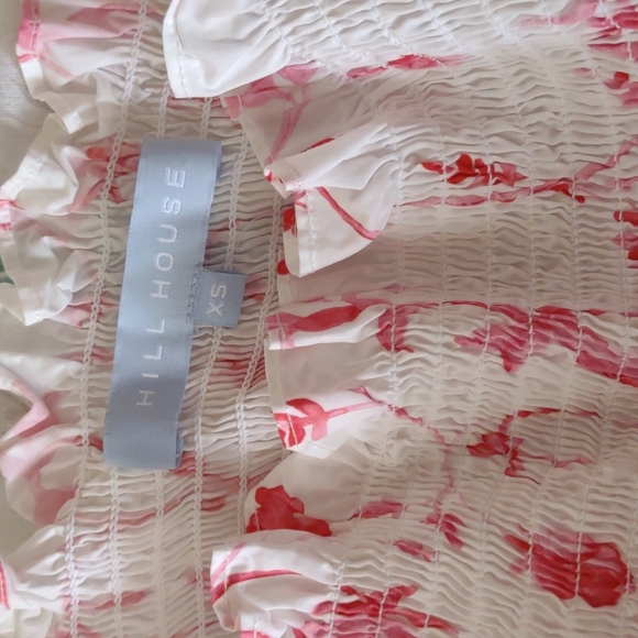 EUC Hill House Home Pink Botanical Nesli Dress - Picture 4 of 12